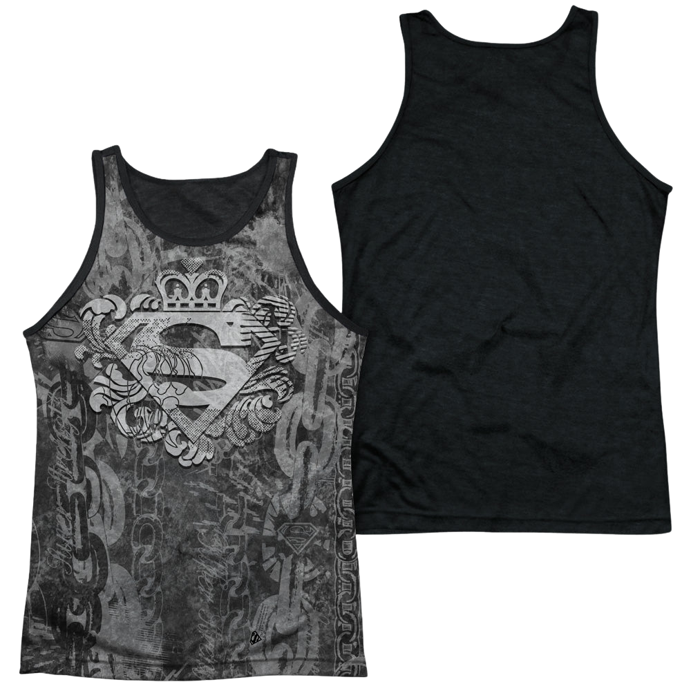 Superman Unchain The King - Men's Black Back Tank Top Men's Black Back Tank Superman