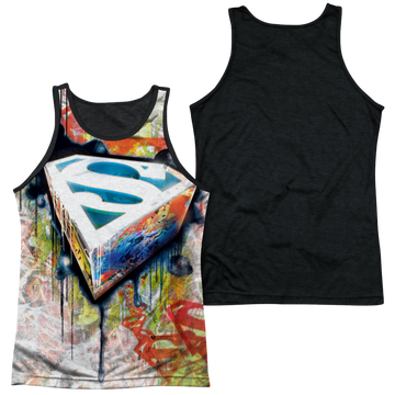 Superman Urban Shields men's black back tank