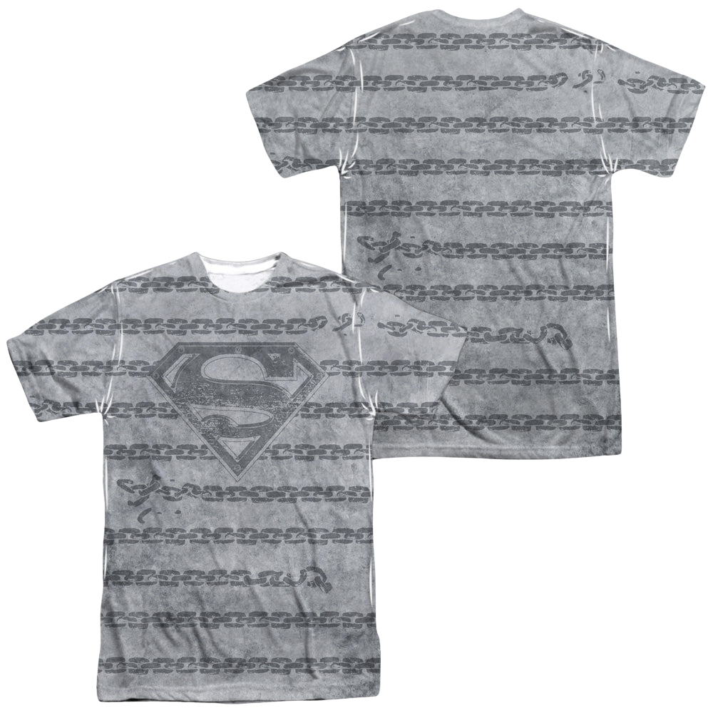 Superman Breaking Chains All Over - Men's All-Over Print T-Shirt Men's All-Over Print T-Shirt Superman