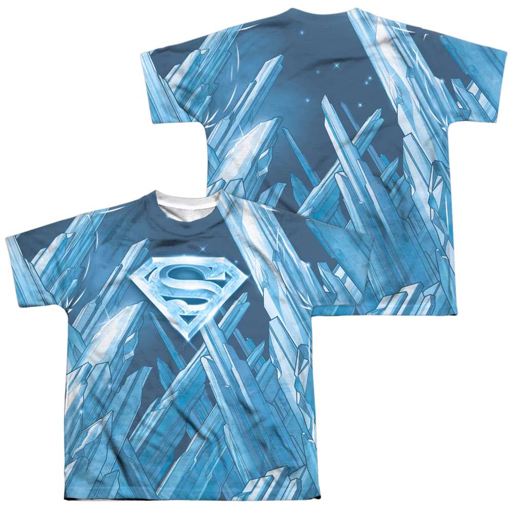Superman Solitude - Youth All-Over Print T-Shirt Youth All-Over Print T-Shirt (Ages 8-12) Superman