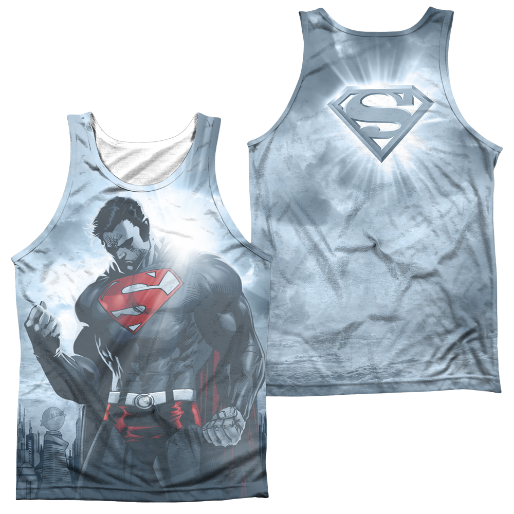 Superman Light Of The Sun (Front/Back Print) - Men's All Over Print Tank Top Men's All Over Print Tank Superman