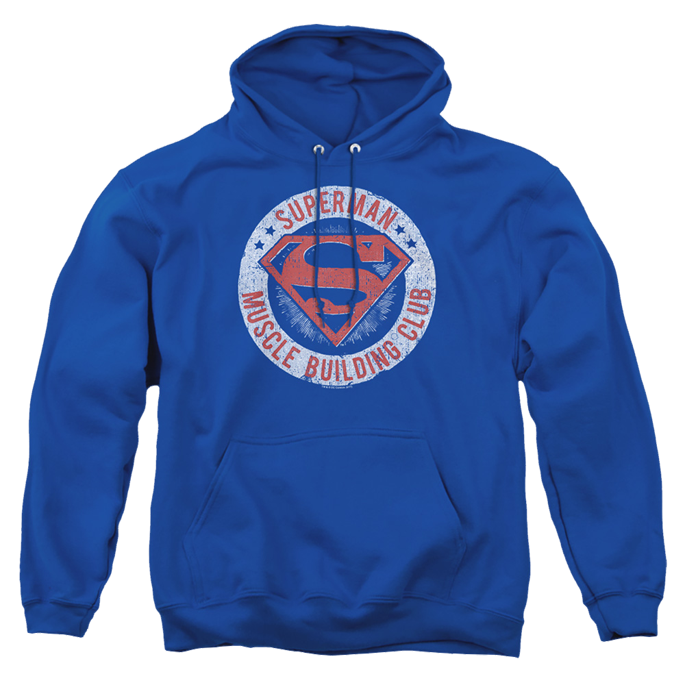 Superman Muscle Club - Pullover Hoodie Pullover Hoodie Superman