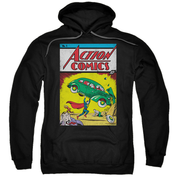 Superman Action No. 1 - Pullover Hoodie Pullover Hoodie Superman
