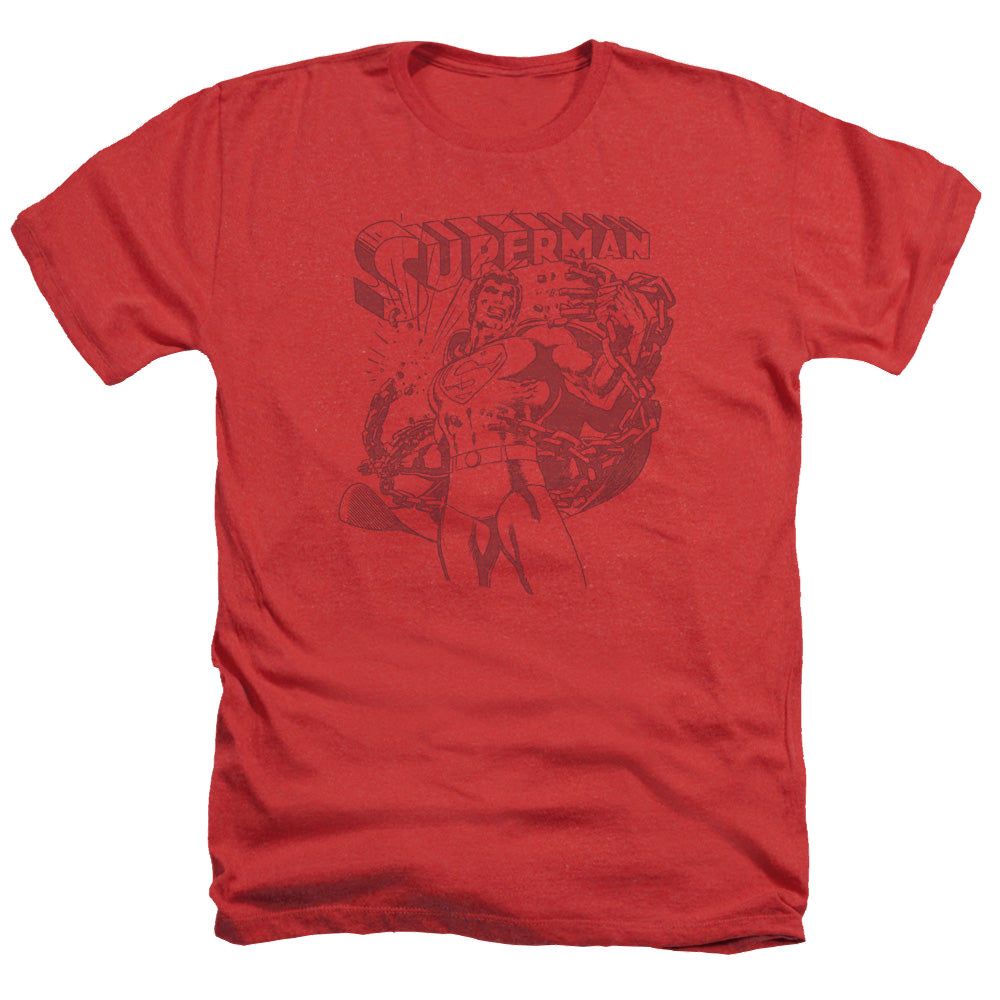 Superman Code Red - Men's Heather T-Shirt Men's Heather T-Shirt Superman