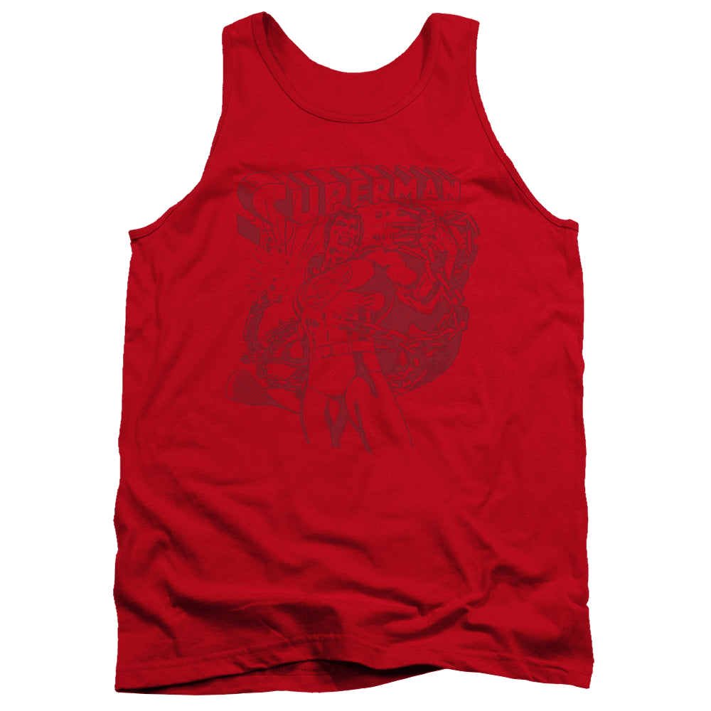 Superman Code Red - Men's Tank Top Men's Tank Superman