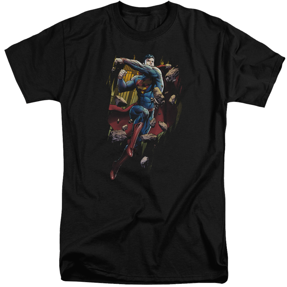 Superman Flying Determination - Men's Tall Fit T-Shirt Men's Tall Fit T-Shirt Superman