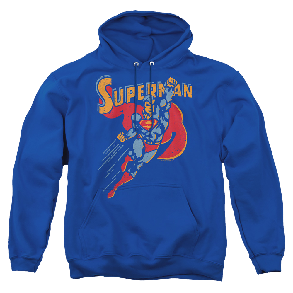 Superman Life Like Action - Pullover Hoodie Pullover Hoodie Superman