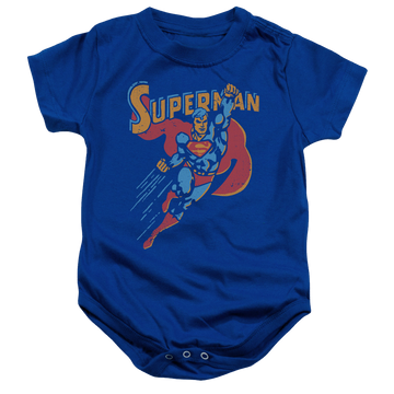 Royal baby bodysuit with Superman Life Like Action graphic