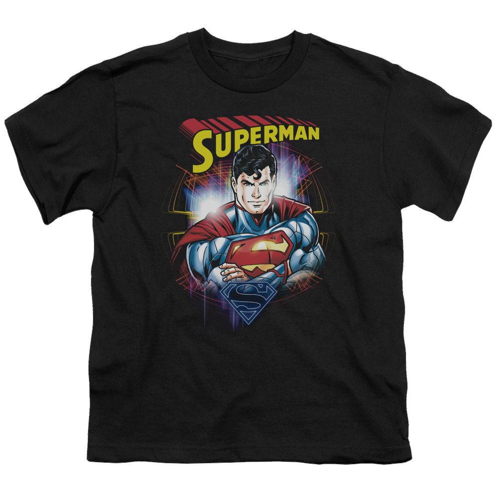 Superman Glam - Youth T-Shirt Youth T-Shirt (Ages 8-12) Superman