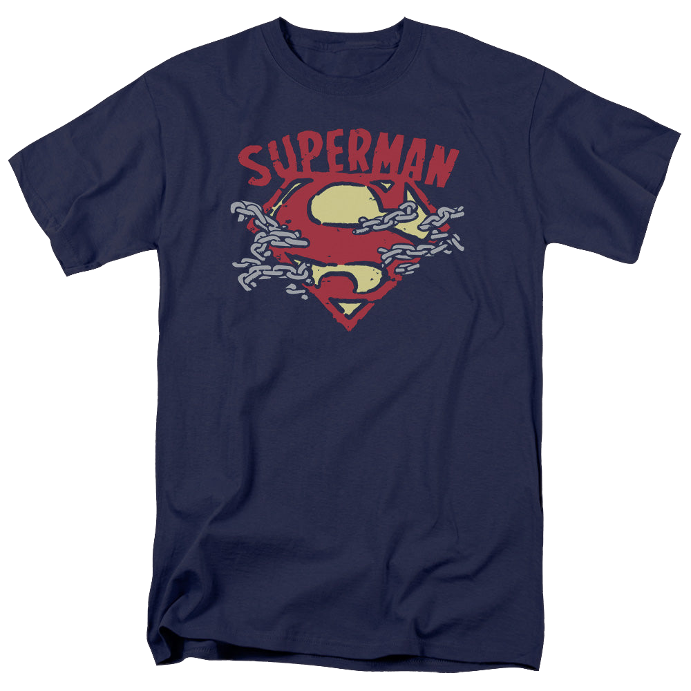 Superman Chain Breaking - Men's Regular Fit T-Shirt Men's Regular Fit T-Shirt Superman
