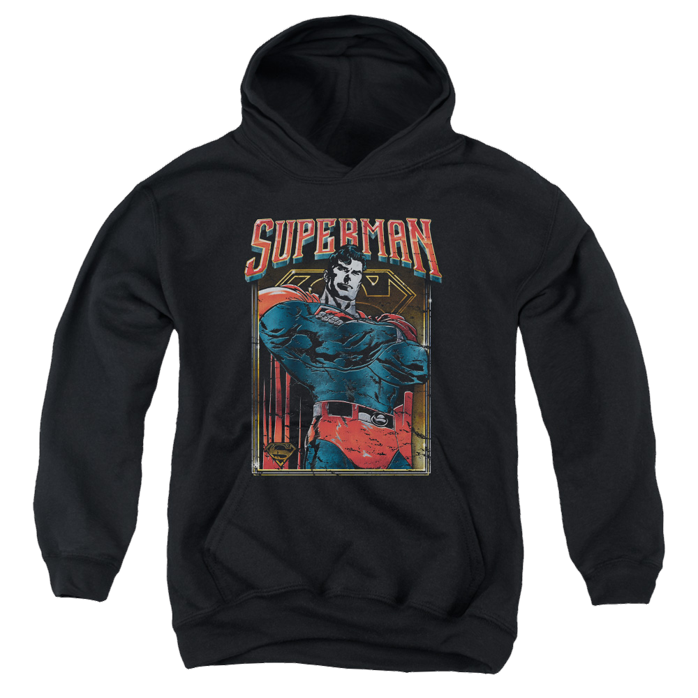 Superman Head Bang - Youth Hoodie Youth Hoodie (Ages 8-12) Superman