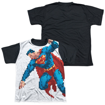 Superman Superbit youth black back t-shirt for ages 8 to 12