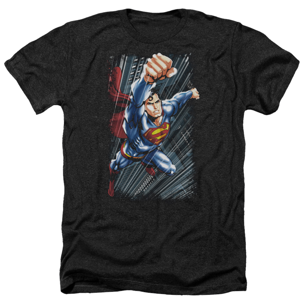 Superman Faster Than - Men's Heather T-Shirt Men's Heather T-Shirt Superman