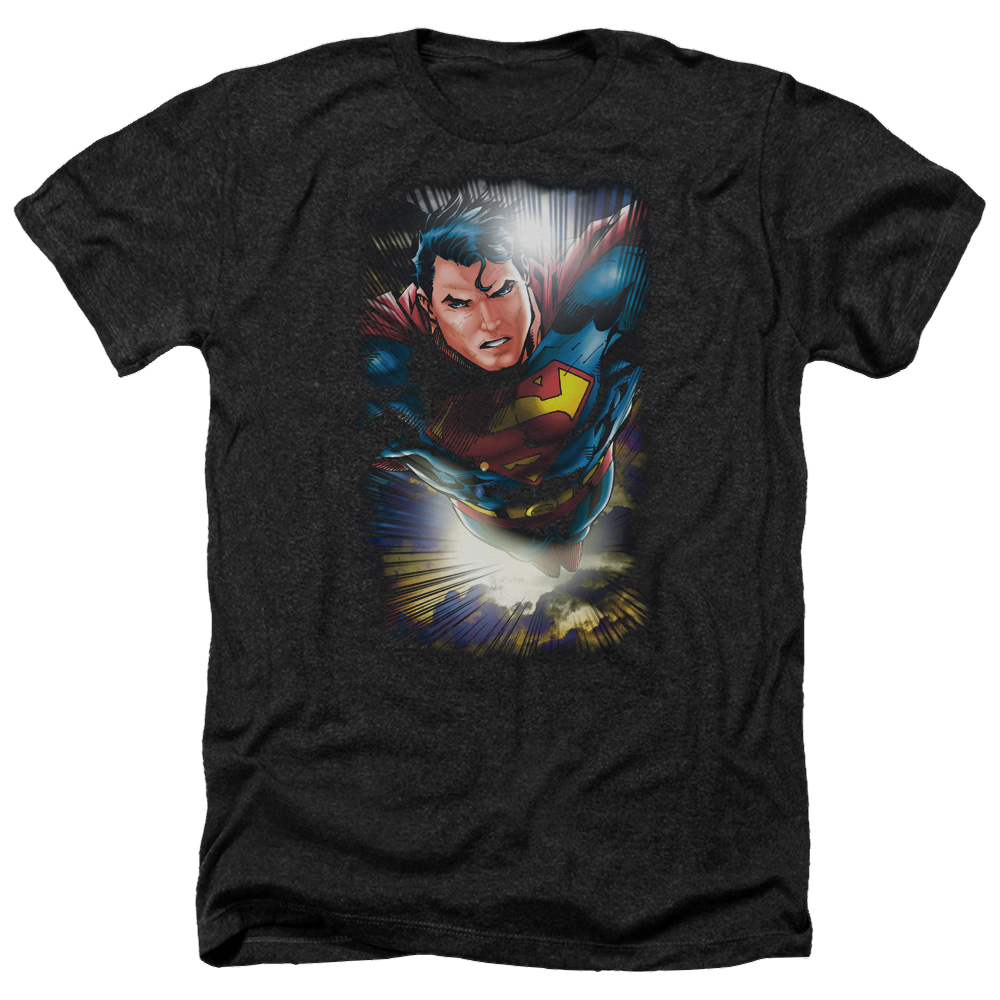 Superman In The Sky - Men's Heather T-Shirt Men's Heather T-Shirt Superman