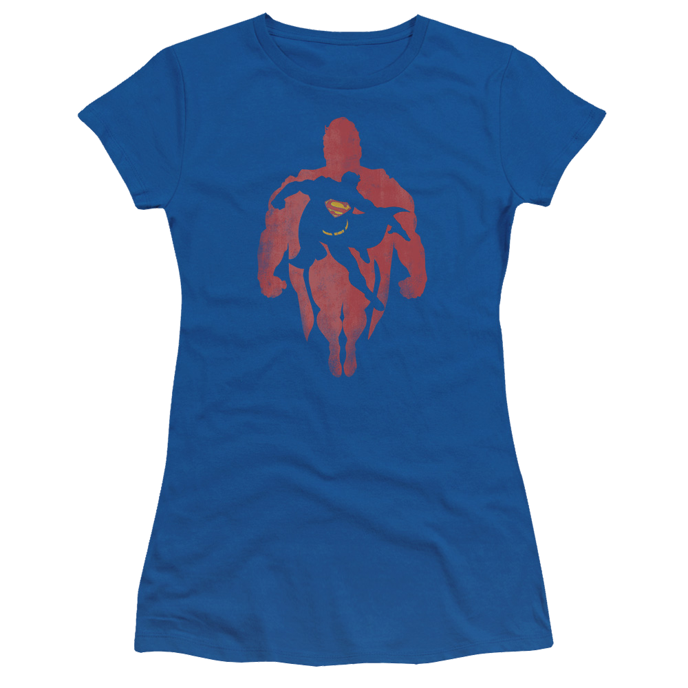 Superman Super Knockout - Juniors T-Shirt Juniors T-Shirt Superman