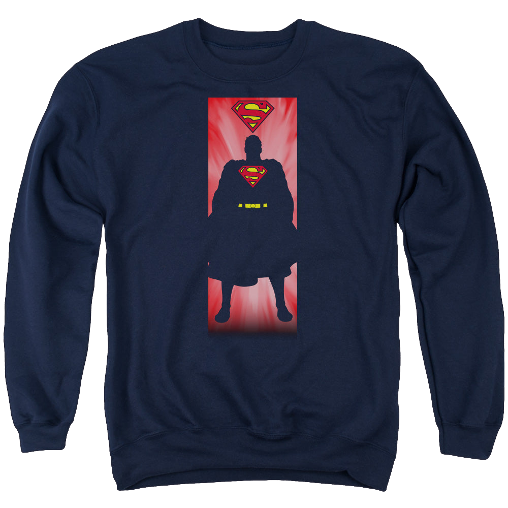 Superman Block - Men's Crewneck Sweatshirt Men's Crewneck Sweatshirt Superman