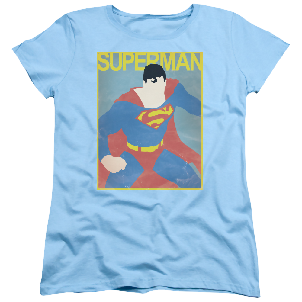 Superman Simple Sm Poster - Women's T-Shirt Women's T-Shirt Superman