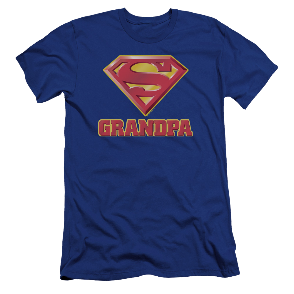 Superman Super Grandpa - Men's Premium Slim Fit T-Shirt Men's Premium Slim Fit T-Shirt Superman