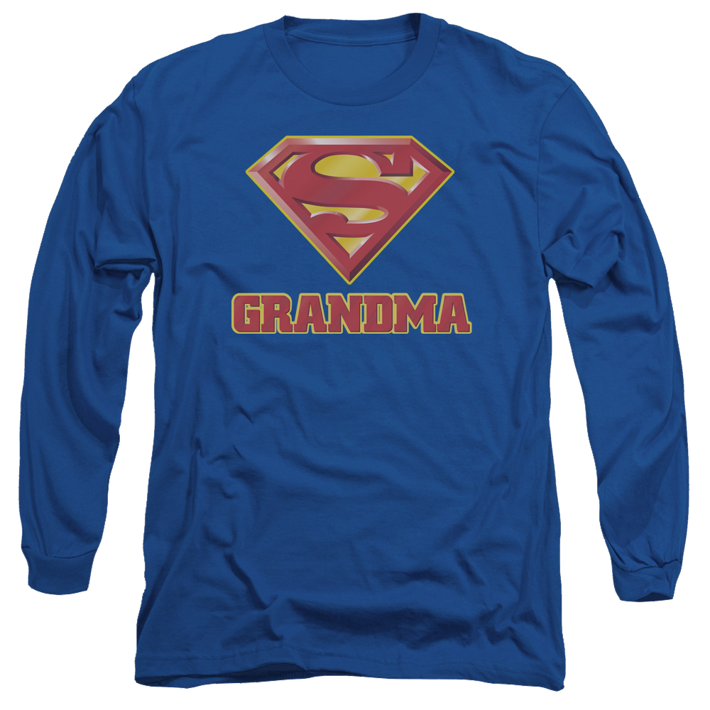 Superman Super Grandma - Men's Long Sleeve T-Shirt Men's Long Sleeve T-Shirt Superman