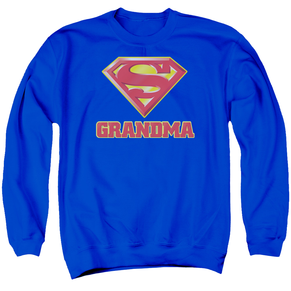 Superman Super Grandma - Men's Crewneck Sweatshirt Men's Crewneck Sweatshirt Superman