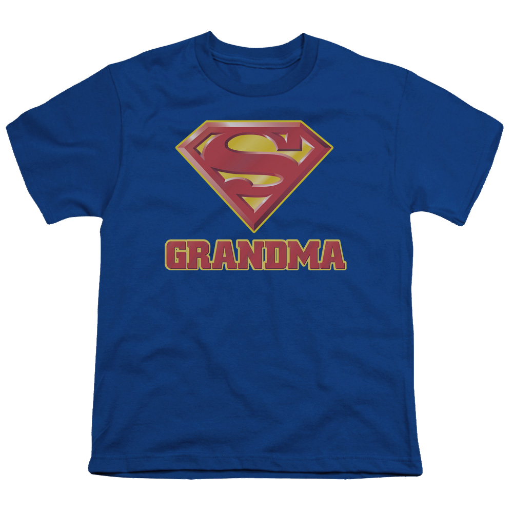 Superman Super Grandma - Youth T-Shirt Youth T-Shirt (Ages 8-12) Superman