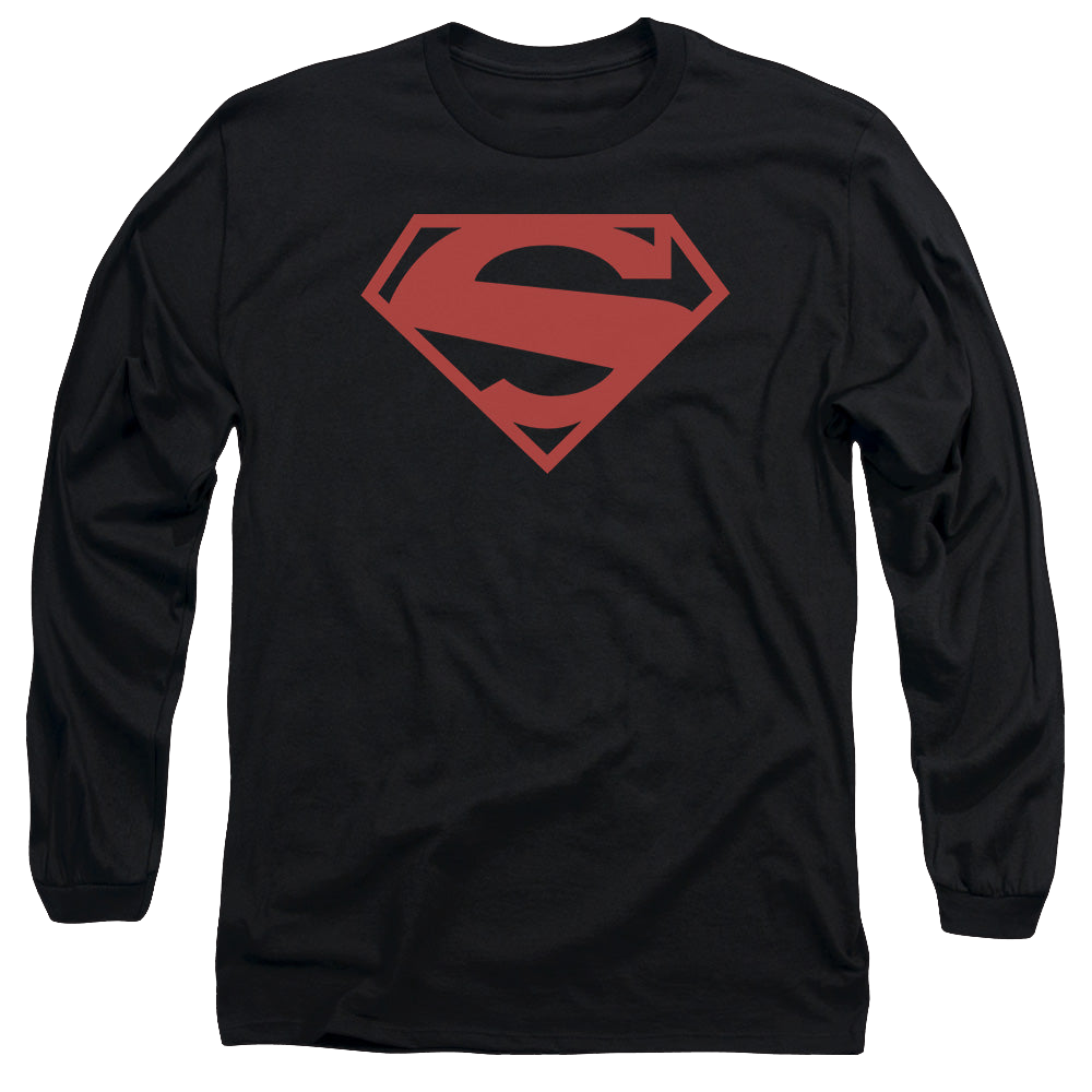 Superman 52 Red Block - Men's Long Sleeve T-Shirt Men's Long Sleeve T-Shirt Superman