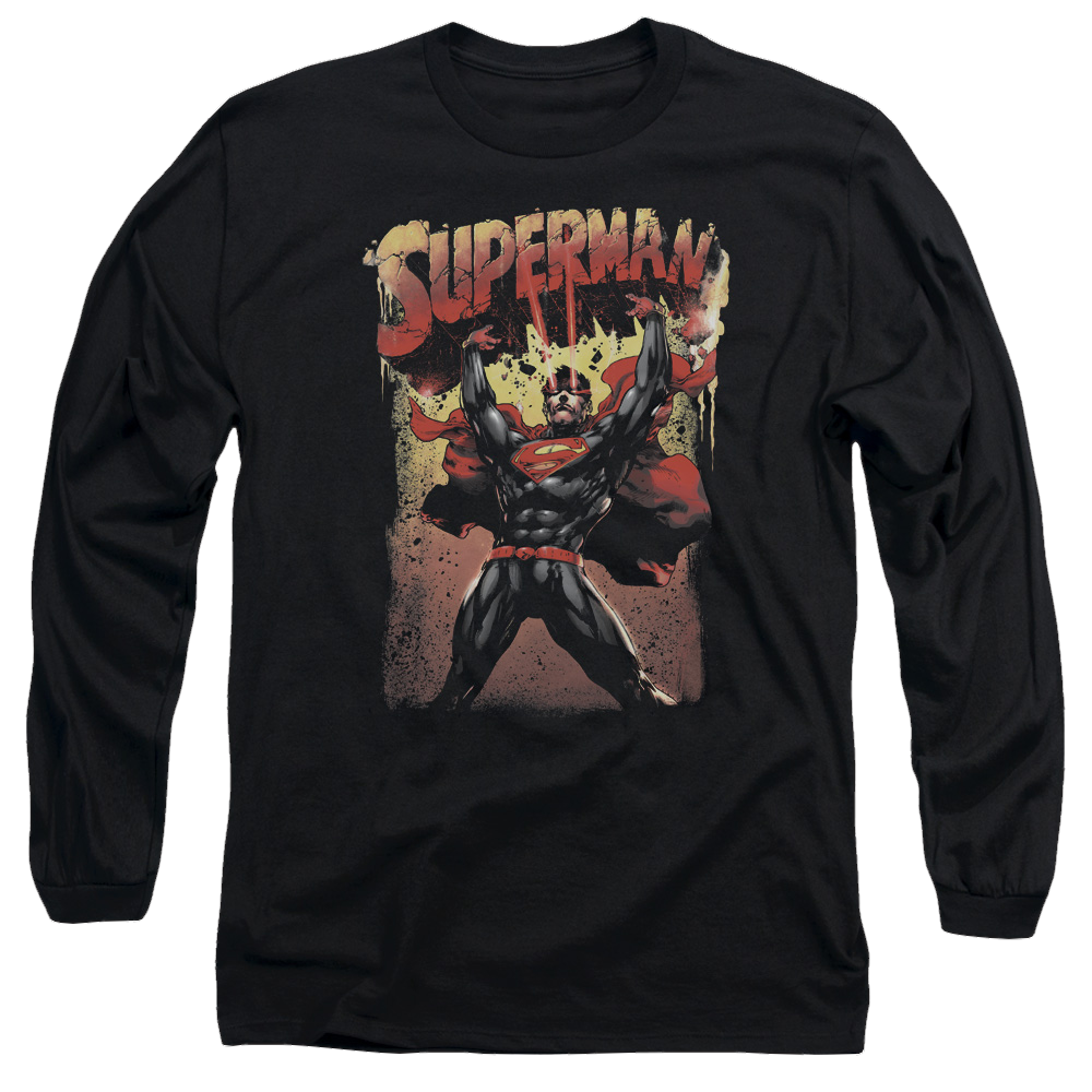 Superman Lift Up - Men's Long Sleeve T-Shirt Men's Long Sleeve T-Shirt Superman