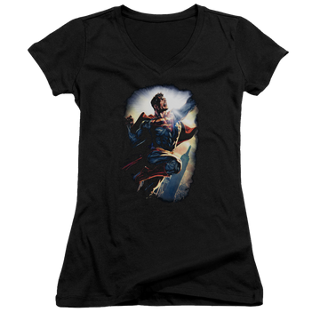 Superman Ck Superstar - Juniors V-Neck T-Shirt Juniors V-Neck T-Shirt Superman