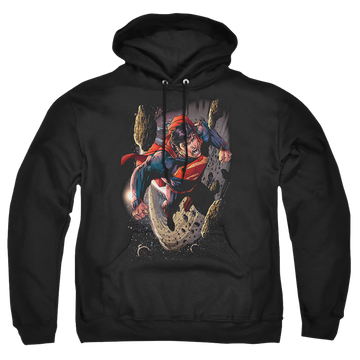 Superman Orbit - Pullover Hoodie Pullover Hoodie Superman