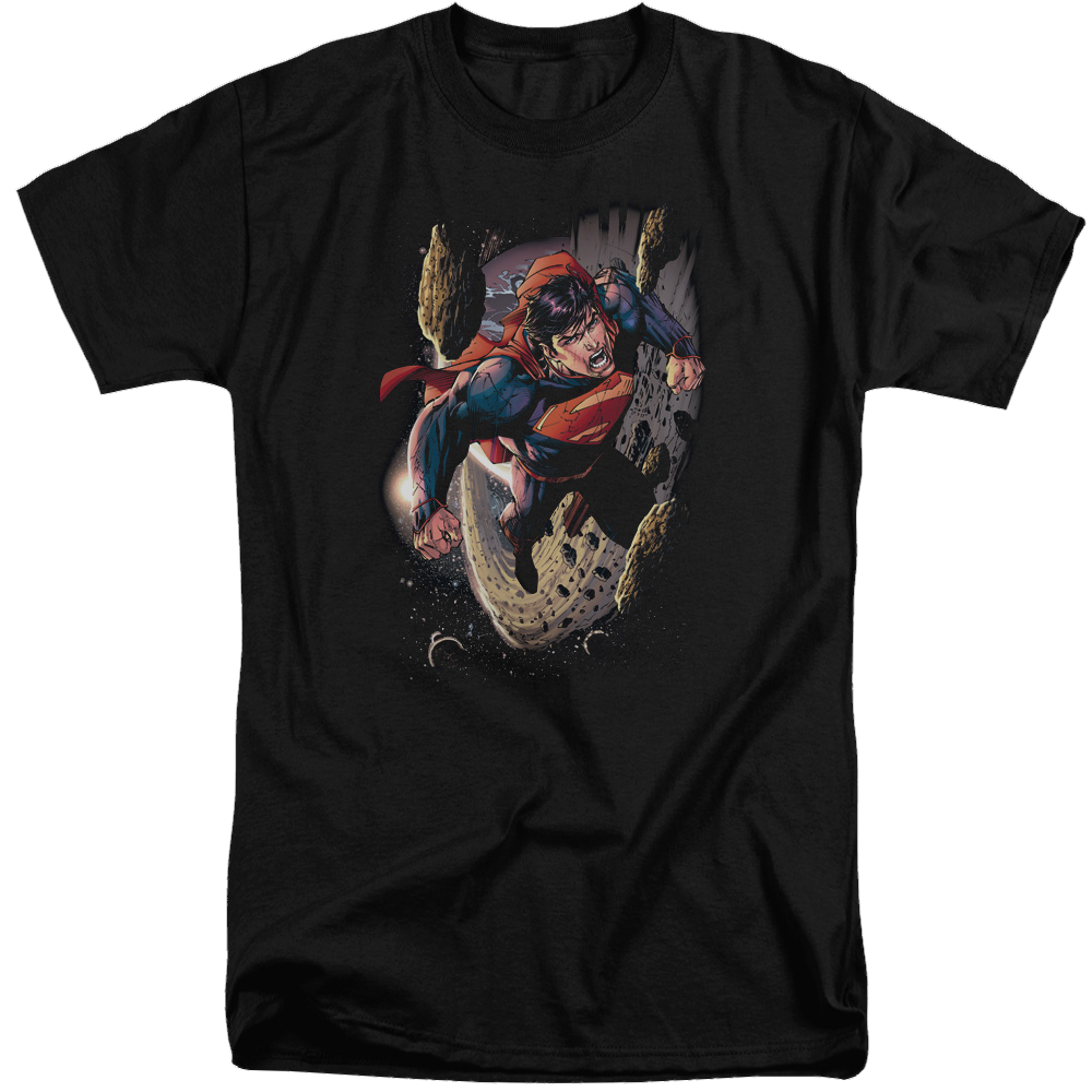 Superman Orbit - Men's Tall Fit T-Shirt Men's Tall Fit T-Shirt Superman