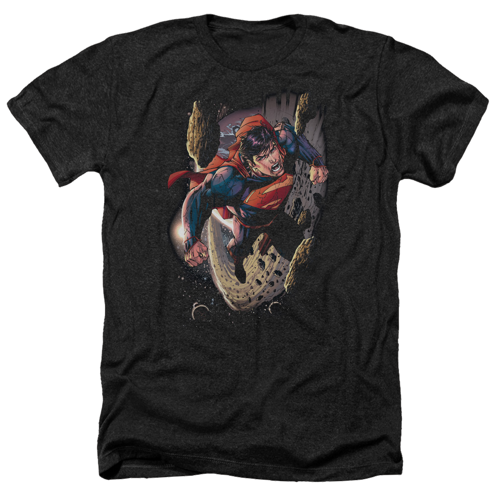 Superman Orbit - Men's Heather T-Shirt Men's Heather T-Shirt Superman