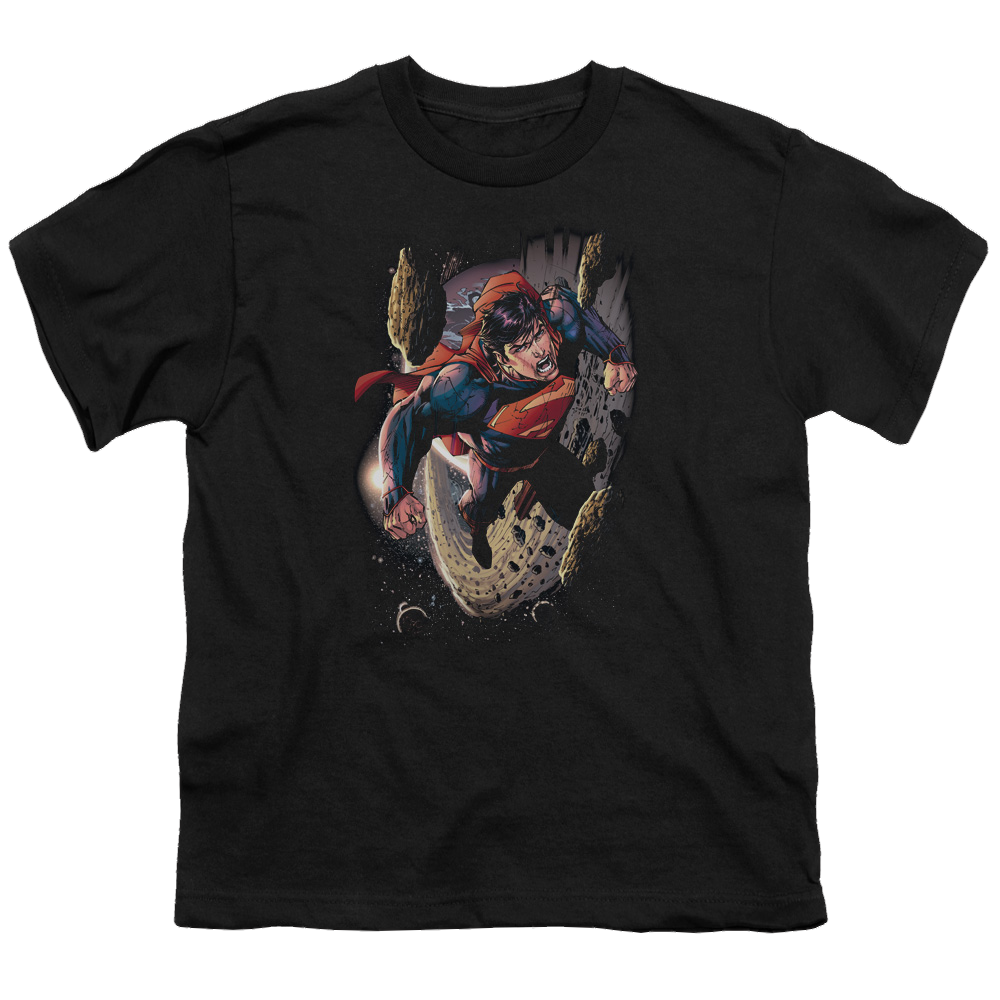 Superman Orbit - Youth T-Shirt Youth T-Shirt (Ages 8-12) Superman