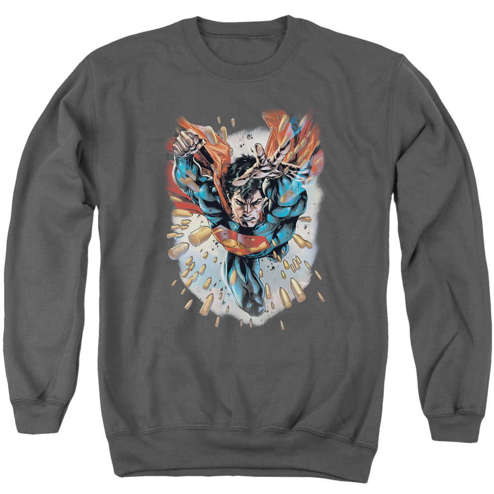Superman Within My Grasp - Men's Crewneck Sweatshirt Men's Crewneck Sweatshirt Superman