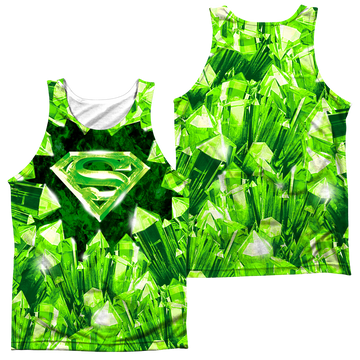 Superman Kryptonite Shield men's all-over print tank