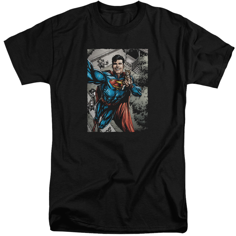 Superman Super Selfie - Men's Tall Fit T-Shirt Men's Tall Fit T-Shirt Superman
