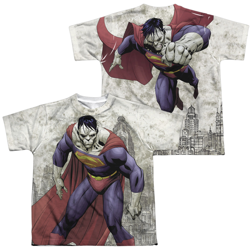 Superman Bizarro Sub (Front/Back Print) - Youth All-Over Print T-Shirt Youth All-Over Print T-Shirt (Ages 8-12) Superman