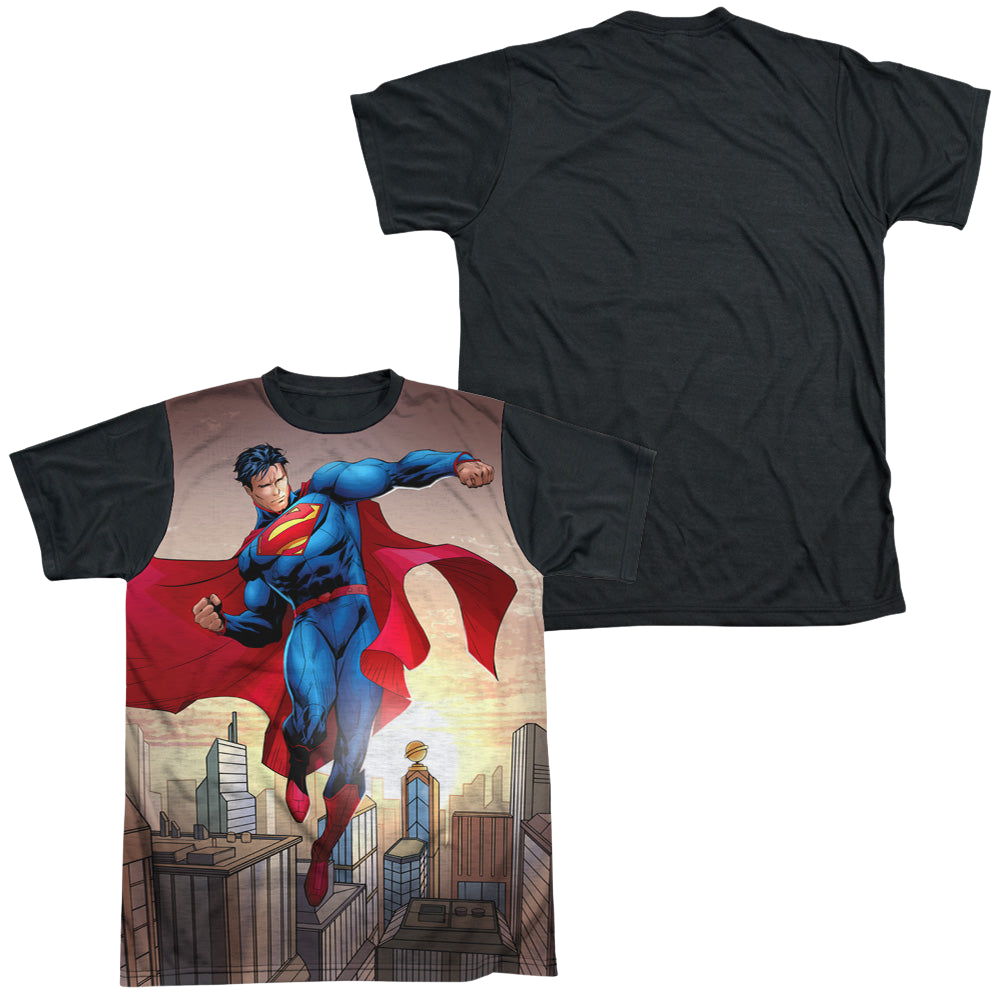 Superman Light And Darkseid - Men's Black Back T-Shirt Men's Black Back T-Shirt Superman