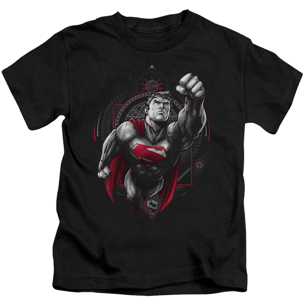 Superman Propaganda Superman - Kid's T-Shirt Kid's T-Shirt (Ages 4-7) Superman