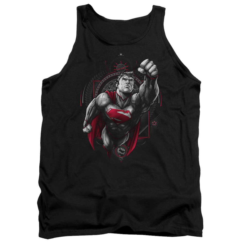 Superman Propaganda Superman - Men's Tank Top Men's Tank Superman