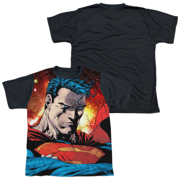 Superman Determination youth black back t-shirt for ages 8 to 12