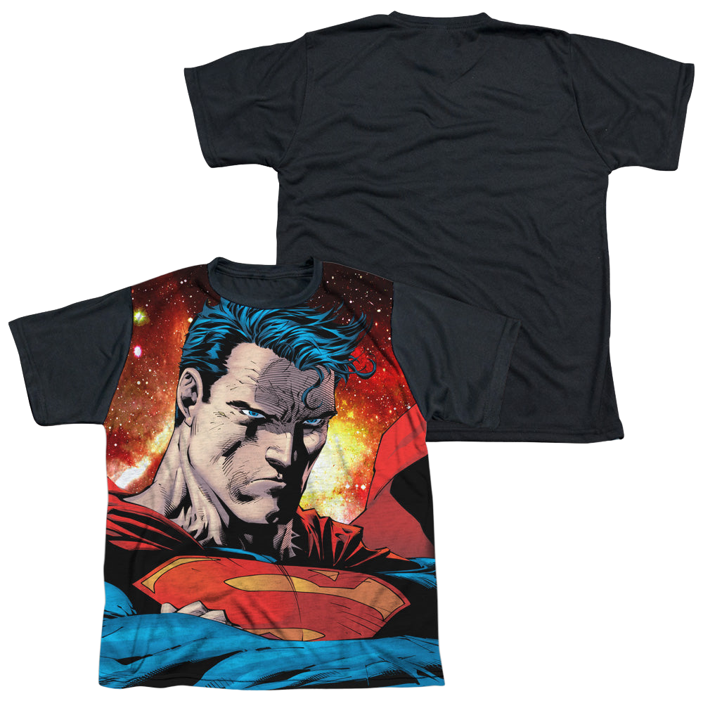 Superman Determination - Youth Black Back T-Shirt Youth Black Back T-Shirt (Ages 8-12) Superman