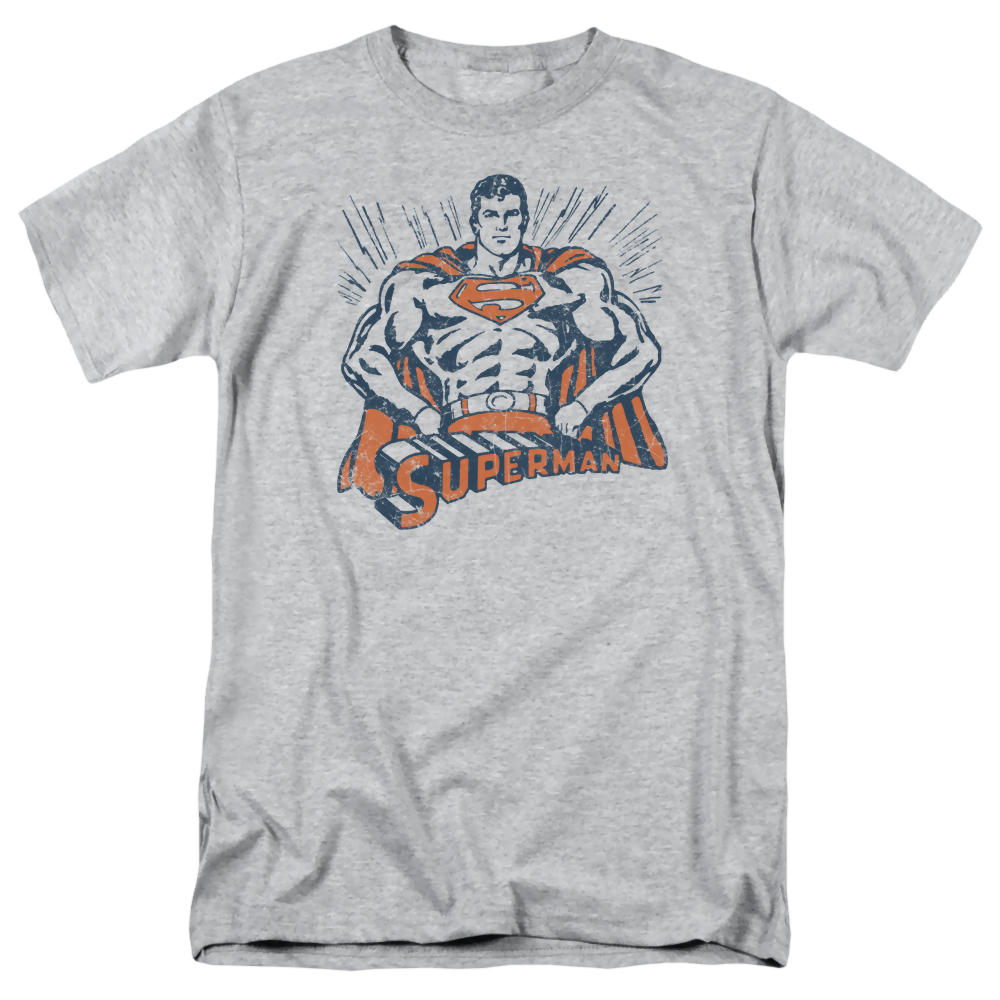 Superman Vintage Stance - Men's Regular Fit T-Shirt Men's Regular Fit T-Shirt Superman