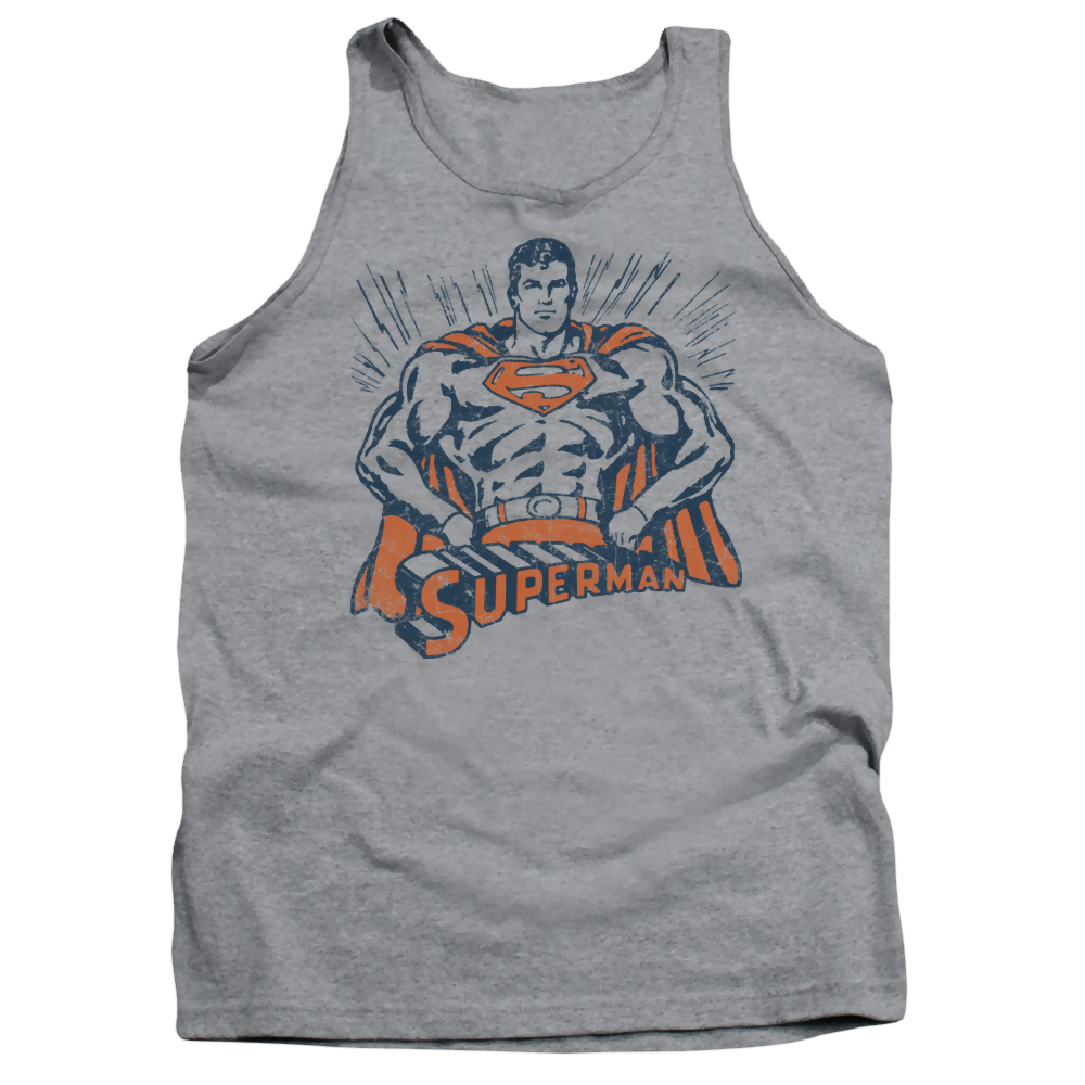 Superman Vintage Stance - Men's Tank Top Men's Tank Superman