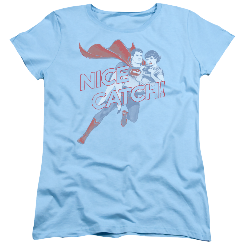 Superman Nice Catch - Women's T-Shirt Women's T-Shirt Superman
