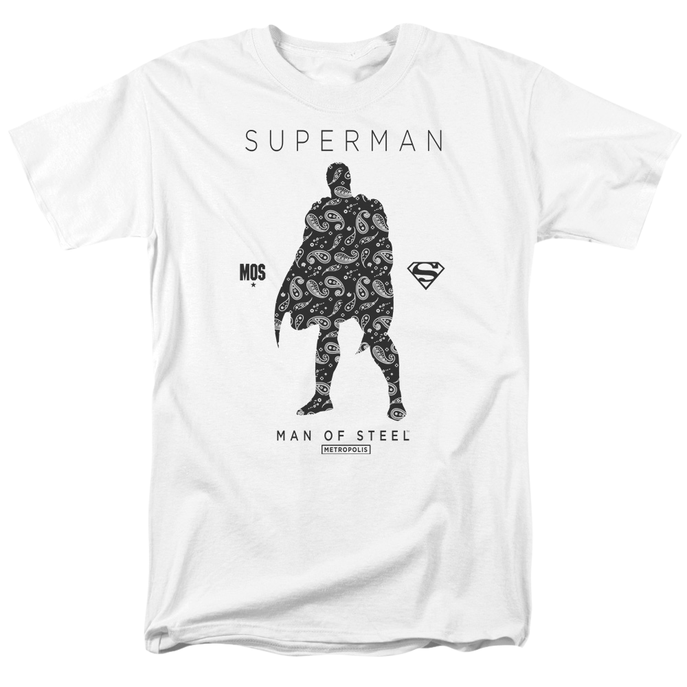 Superman Paisley Sihouette - Men's Regular Fit T-Shirt Men's Regular Fit T-Shirt Superman
