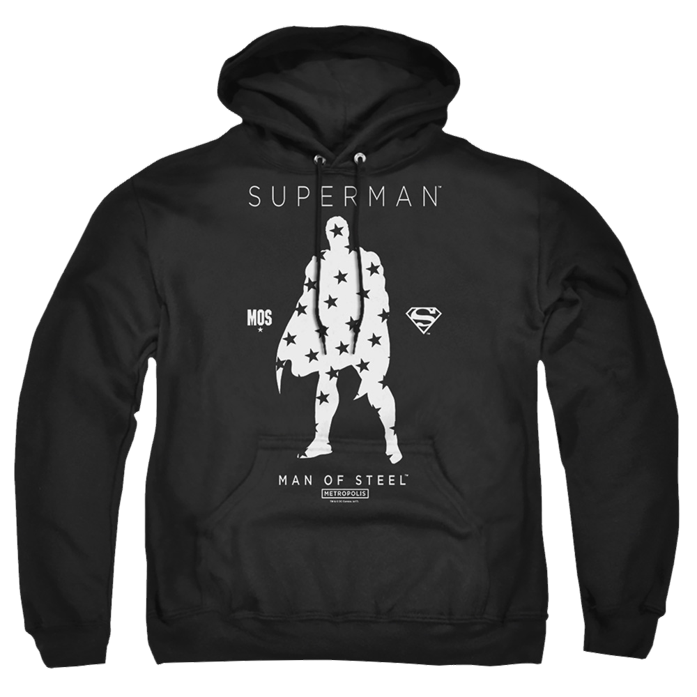 Superman Star Silhouette - Pullover Hoodie Pullover Hoodie Superman