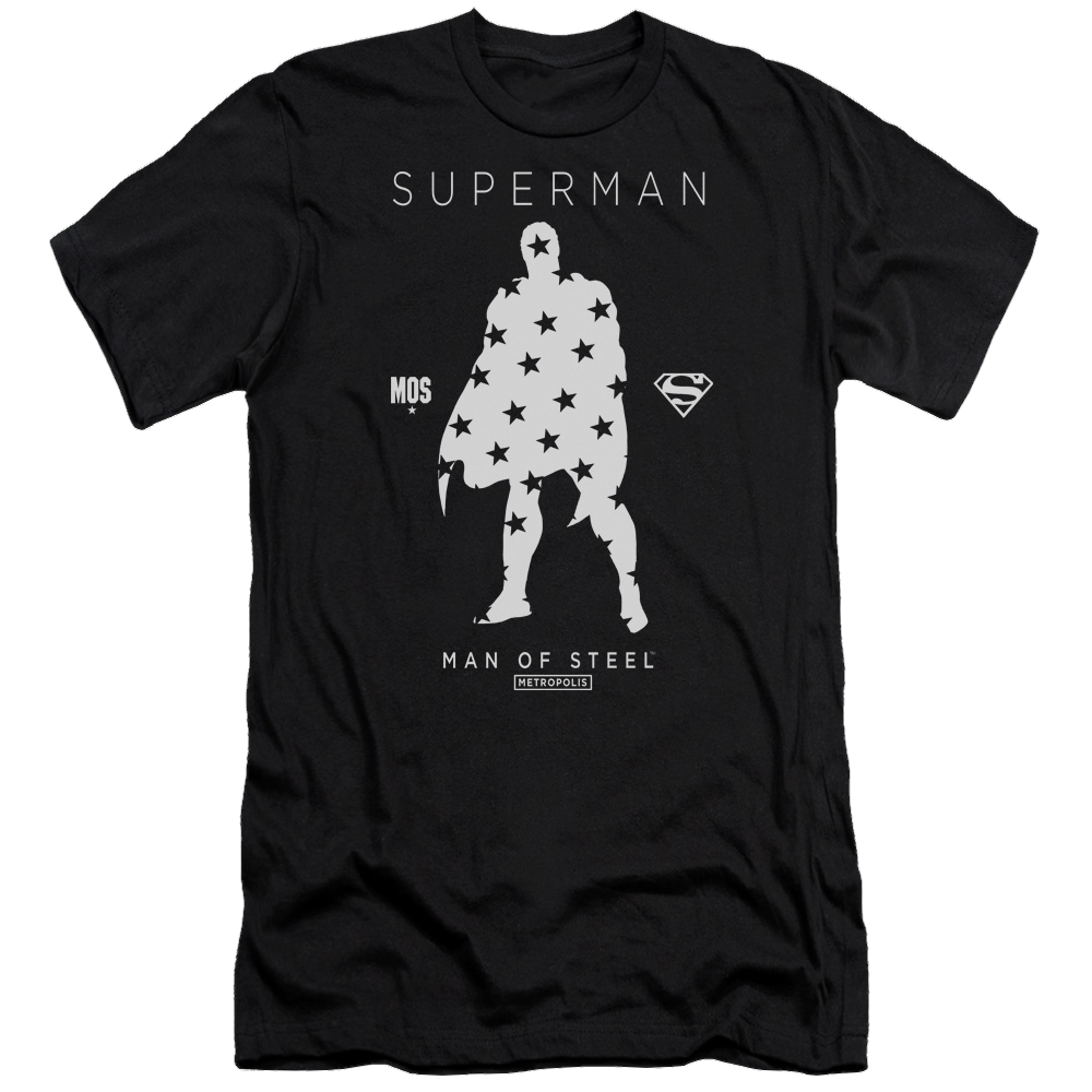 Superman Star Silhouette - Men's Premium Slim Fit T-Shirt Men's Premium Slim Fit T-Shirt Superman
