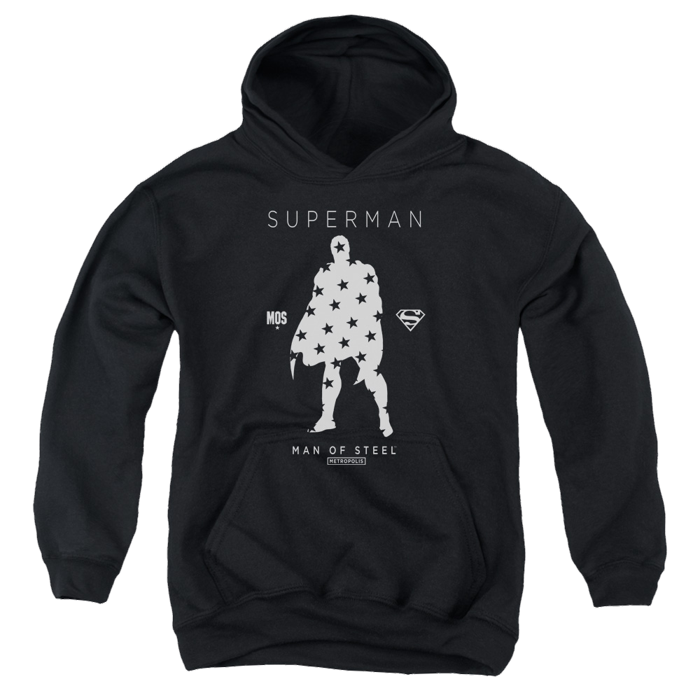 Superman Star Silhouette - Youth Hoodie Youth Hoodie (Ages 8-12) Superman