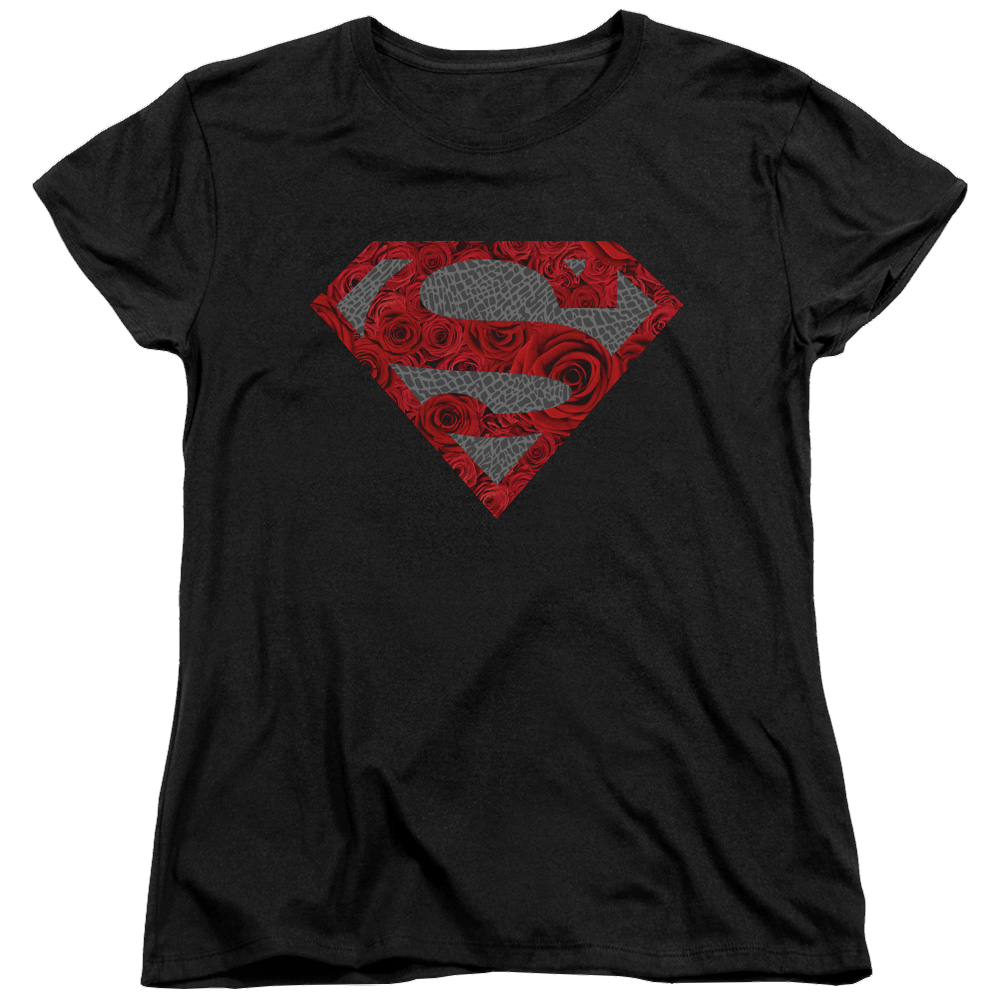 Superman Elephant Rose Shield - Women's T-Shirt Women's T-Shirt Superman