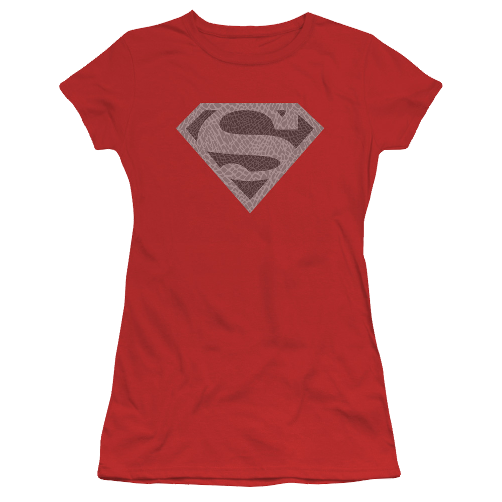 Superman Elephant Shield - Juniors T-Shirt Juniors T-Shirt Superman